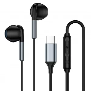 USB C Headphone Wired Earbuds for Samsung Galaxy A17 A16 5G A15 A14 A36 A35 S25 Ultra S24 S23 S22 S21 S20 A56 A55 A54 A53 Z Fold7, Type C Earphone He