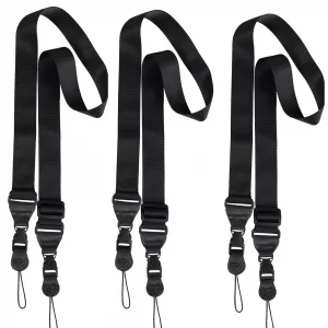 AMFUN 3 PACK Adjustable Shoulder Strap, Durable Nylon Neck Portable Lanyard, Suitable for iPad, iPhone, Camera, Binocular, Crossbody Laptop, Luggage 