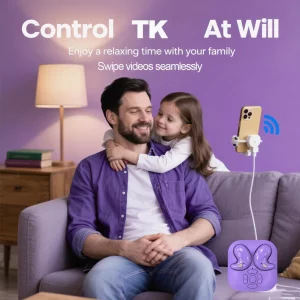 Tiny Hidden Invisible Earbuds For Sleeping With Bluetooth Scrolling Ring For Iphone Invisible Tiny Ear Buds Side Sleepers Fingertip Wireless Bluetoot