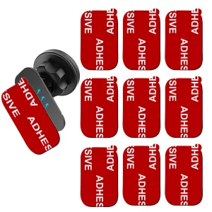 Very High Bond Car Adhesive, AZXYI 9 PCS Dashboard Sticky Adhesive Replacement, Double Sided Sticky Pads Sticker Tapes for Mounting Windshield Dashbo