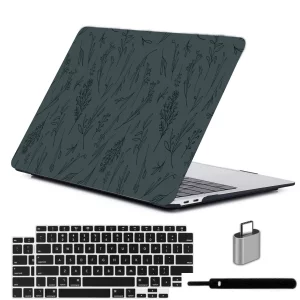 LanBaiLan Compatible for New MacBook Air 13 inch 2020 2019 2018 Release A2337 M1 A2179 A1932 Retina Display with Touch ID Laptop Plastic Hard Shell P