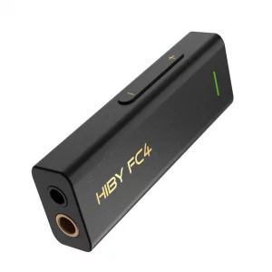 HiBy FC4 Headphone Amplifier Portable DAC with 4.4mm and 3.5mm Headphones Outputs Support MQA16X PCM768K DSD256 High Driving Power for Android/iOS/Ma