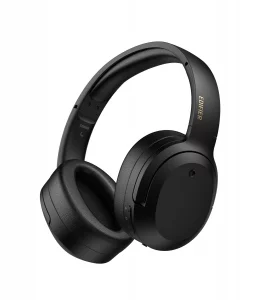 Edifier W820NB Plus Hybrid Active Noise Cancelling Headphones - LDAC Codec - Hi-Res Audio Wireless & Wired - Fast Charge - 49H Playtime - Over Ear Bl