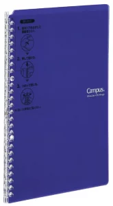 Kokuyo Campus Smart Ring Binder, B5 Purple Refillable Binder Notebook 26 Holes with 10 Extra Loose-Leaf Paper, Up to 25 Filler Papers for Work & Stud