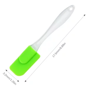 ZukoCert 6 Piece Mini Silicone Spatula Set, Small Heat-Resistant Rubber Spatulas for Baking, Cooking, Mixing, Non-Stick Kitchen Tools for Cooking & B