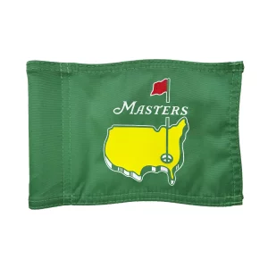 CoGolfing Augusta National Golf Flag Mini, 8x6 Inch, Double-Sided Silk-Screened, Fade-Resistant 420D Nylon, Ideal for Backyard Practice Putting Green