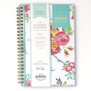 Blue Sky Day Designer 2026 Weekly and Monthly Planner Calendar, January 2026 - December 2026, 5