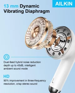 Samsung Wireless Ear Buds for Android Samsung Galaxy A17 A16 5G A15 A36 S25 Ultra S24, Bluetooth Headphones in Ear Earbuds for Apple iPhone 17 Pro Ma