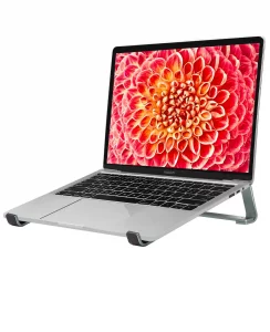 Thibault Aluminum Laptop Stand for Desk - Cooling Ergonomic Design - Fits MacBook Air Pro/DELL/HP/Lenovo/ThinkPad/Alienware - 14/15.6/16 -Easy Assemb