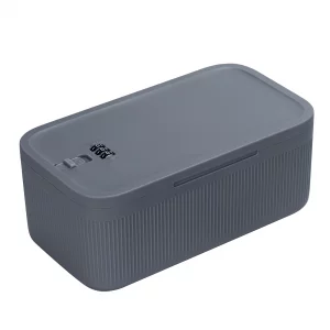 Huolacove Small Medication Lock Box with Combination Code, Lockable Storage Box for Pills/Snacks/First Aid Kits, Phone/Personal Items, Secure Contain