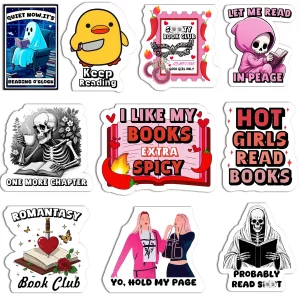 10PC Funny Magnetic Bookmarks | Cute Animal & Humor Design Double-Sided Magnetic Bookmarks for Women, Men, Reading Enthusiasts, Teachers, Office Supp