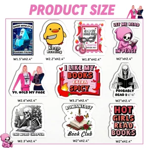 10PC Funny Magnetic Bookmarks | Cute Animal & Humor Design Double-Sided Magnetic Bookmarks for Women, Men, Reading Enthusiasts, Teachers, Office Supp