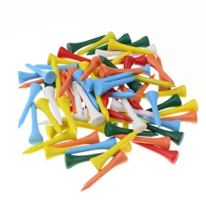 Crestgolf Golf Tees 1-5/8 inch Deluxe Tees Pack of 100 (Mixed Color)