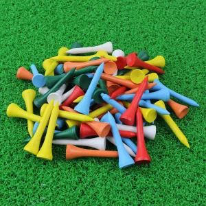 Crestgolf Golf Tees 1-5/8 inch Deluxe Tees Pack of 100 (Mixed Color)