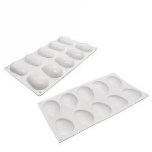 Silicone Mold Dessert Silicone Cake Mold For Baking Fondant Mould Fruit Shape Sugar Candy Jelly Bakeware Chocolates Mould (Mango H_11.68x6.84x0.8 inc