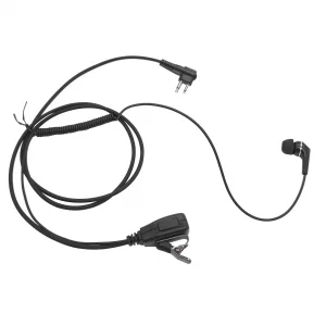 PZYPYM Pack of 4 2 Pin Walkie Talkie Earbuds Wired Ear Bud in-Ear Earpiece Headset for Motorola 2-pronged Radios cp200 cp185 cp100 cp040 dlr1060 cls1