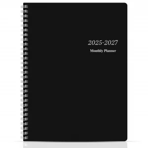 Monthly Planner 2025-2027, Monthly Calender Jul 2025 - Jun 2027, 24 Months Planner with Habit Tracker, 7.5