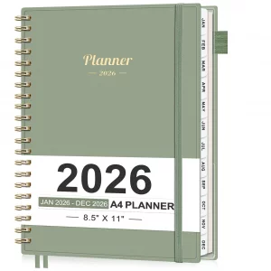 AHGXG 2026 Planner, Weekly and Monthly Planner, Large Size 8.5