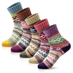 MORECOO Gifts for Women - Stocking Stuffers Socks for Women - Christmas Gifts Thick Wool Soft Warm Cozy Crew Womens Socks