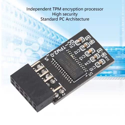 Tpm Module Pluggin Types 11 Motherboard Tpm 2.0 PCB Tpm 2.0 Encryption Security Module for 12Pin ...