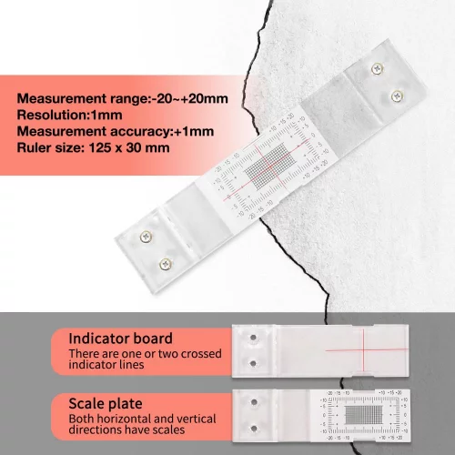 Crack Monitoring Record, Standard Tell-Tale Crack Monitor for the ...