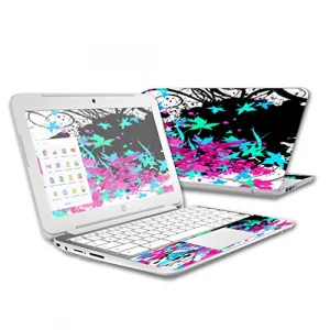 MightySkins Skin Compatible with HP Chromebook 11 (2015) case wrap Cover Sticker Skins Leaf Splatter