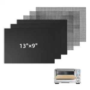 Air Fryer Liners Reusable for Breville Smart Oven Air Fryer Pro BOV900BSS, Liners for Bottom of Oven liners for Ninja Air Fryer Accessories, Non-Stic