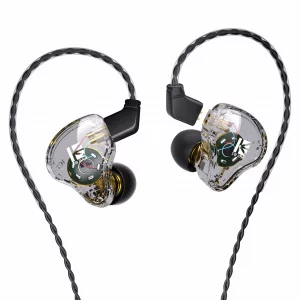 YINYOO KBEAR KS1 in Ear Monitor Bass Earbuds Wired Earbuds,Clear Sound Stereo Headphones, Vocals Forwards High Resolution Noise Canceling HiFi Earpho