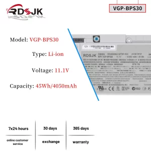 VGP-BPS30 Laptop Battery for Sony VAIO T11 T13 SVT-11 SVT-13 SVT11 SVT13 VAIO SVT111 SVT131 SVT1112 SVT1311 SVT1312 SVT13117ECS SVT13112FX Series SVT