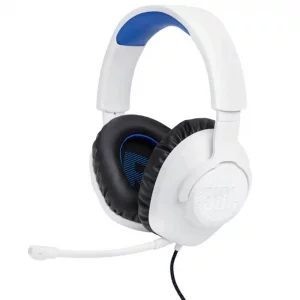 JBL Quantum 100P - Wired Over-Ear Gaming Headset with a Detachable mic, QuantumSOUND Signature, Memory Foam Comfort, Compatible with Windows Sonic Su