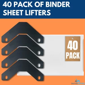 1InTheOffice Binder Sheet Lifters, Triangular Shape Sheet Lifter for 3-Ring Binder,11