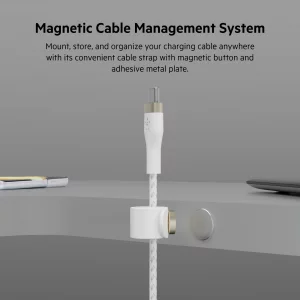 Belkin BoostCharge Pro Flex Braided USB-C to USB-C Charger Cable (6.6ft/2M), USB-IF Certified Fast Charging Cable for iPhone 16 Series, MacBook, Gala