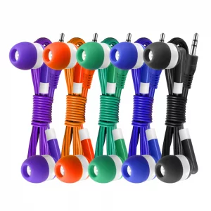 Keewonda Bulk Earbuds Headphones 100 Pack Earphones Wholesale Classroom Ear Buds Kids Bulk Headphones Mixed 5 Assorted Colors Earbuds for Schools, Li