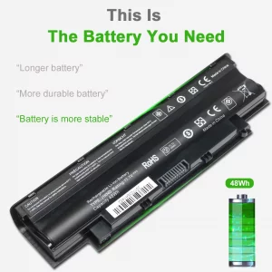 Tinkon Replacement J1KND Laptop Battery 11.1V 48Wh for Dell Inspiron N7010 N7110 N5010 N5110 N5030 N5040 N5050 3520 N4010 N4110 N4050 M5010 3420 M503