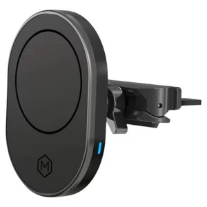 Mighty Mount 15W MagSafe Car Mount CD Slot Charger, Wireless Car Charger Phone Holder, Magnetic CD Mount Charger with N52 Magnet, Fast Charging, 360 