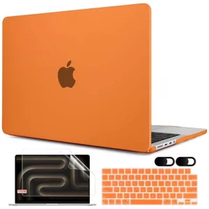 MEEgoodo for M4 MacBook Pro 16 inch Case 2024 2023 2021 (Fit Model A3403/A3186/A2991/A2780/A2485) M3 M2 M1 Pro/Max with Touch ID, Laptop Hard Shell C
