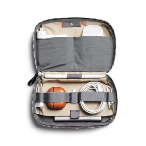 Bellroy Tech Kit, tech Accessories Zip Pouch (Power Bank, Phone Charger, Cables, Earbuds) - Eucalyptus