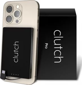 Clutch - Pro USB-C Portable Charger - Compatible with iPhone 15,16, 17 & Android Devices - Power Bank Magnetic Battery - TSA Travel Approved - USB Re