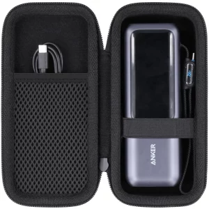 co2CREA for Anker 25,000mAh Laptop Power Bank, Hard Travel Case Compatible with Anker Zolo A1695 Power Bank 25K 165W, Case Only (Black Case)