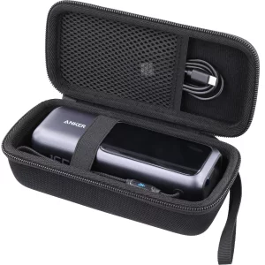 co2CREA for Anker 25,000mAh Laptop Power Bank, Hard Travel Case Compatible with Anker Zolo A1695 Power Bank 25K 165W, Case Only (Black Case)