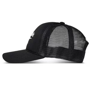 Reebok Aero Trucker Hat | Snapback | Adjustable | Mesh Back | Retro | Baseball | Streetwear | Urban | Lifestyle - Black