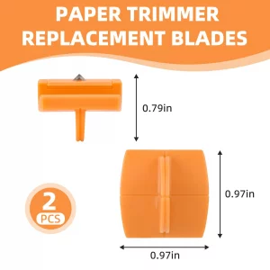 157400-1001 Paper Cutter Blades Replacement for Fiskars Paper Trimmer TripleTrack High Profile Blades, Portable Paper Cutter Style I Blade 1968701005