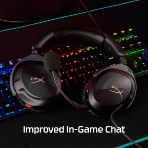 HyperX Cloud Stinger 2  Gaming Headset, DTS Headphone:X Spatial Audio, Lightweight Over-Ear Headset with mic, Swivel-to-Mute Function, 50mm Drivers,