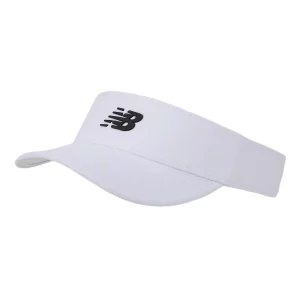 New Balance White Women's Lightweight Adjustable Performance Visor for Running, Tennis, Golf