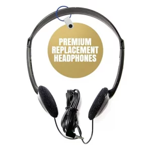SuperEar Premium - Small Replacement Lightweight Headphones,Small, Portable and Comfortable Wired Headphones, Ideal for Pocket Talker Device and Soun