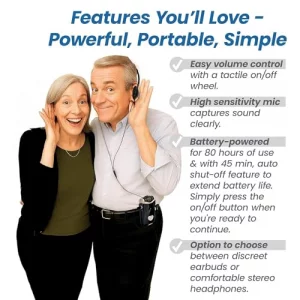 SuperEar Premium - Small Replacement Lightweight Headphones,Small, Portable and Comfortable Wired Headphones, Ideal for Pocket Talker Device and Soun