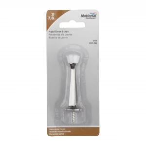 National Hardware N331-363 V243 Rigid Door Stop in Satin Nickel