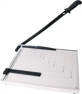 Japard Guillotine Paper Cutter 18 inch A3 Paper Slicer Trimmer for Classroom with Safety Guard Blade Lock Guide, 12 Sheet Capacity