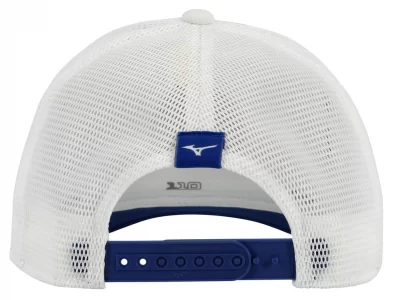 Mizuno Womens Crossed Clubs Meshback Golf Hat, White