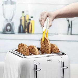 Zeal Duck Toast Tongs, White